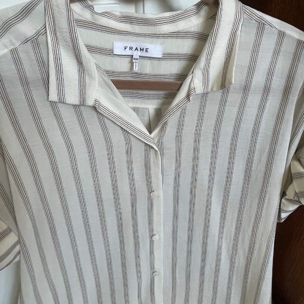 Frame striped shirt
